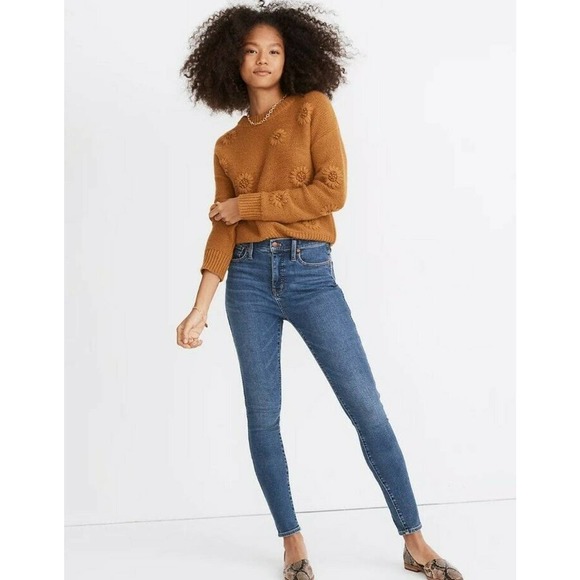 Madewell Denim - Madewell Women's 10" High-Rise Skinny Jeans in Wendover Wash Size 27 MA616